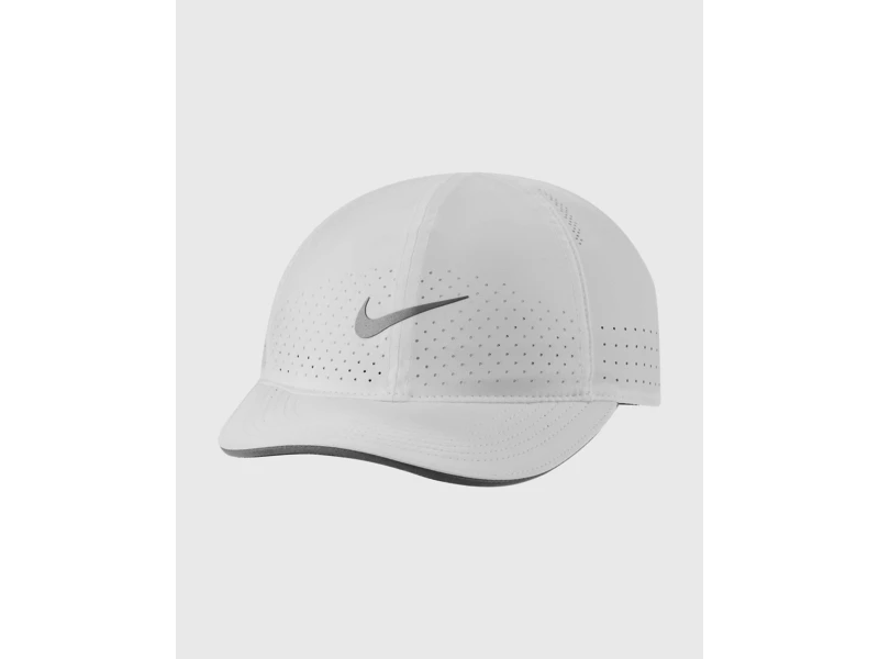 Nike W NK Featherlight Cap White 3 Nike W NK Featherlight Cap White