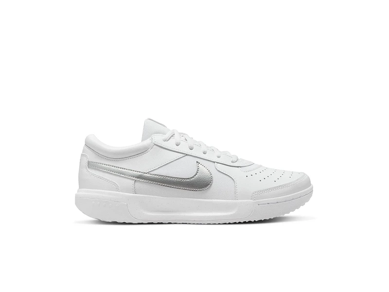 Nike Women's Nike Court Zoom Lite 3- White/Silver 3 Nike Women's Nike Court Zoom Lite 3- White/Silver