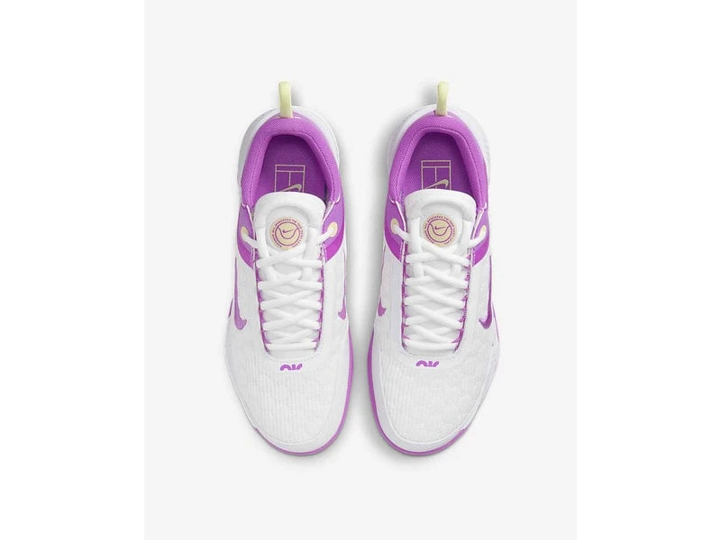 Nike Zoom Court NXT Women's Shoe- White/Fuchsia 6 Nike Zoom Court NXT Women's Shoe- White/Fuchsia - Image 4