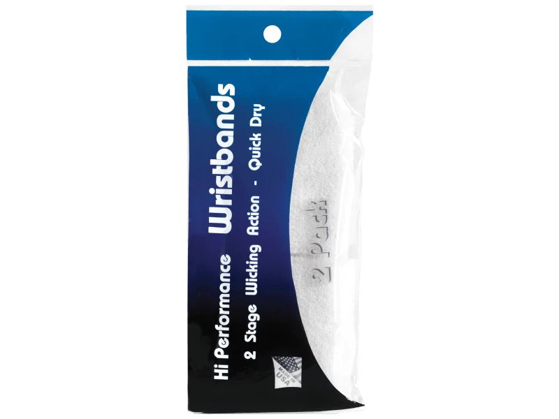 Tourna High Performance Single Wristband White 3 Tourna High Performance Single Wristband White