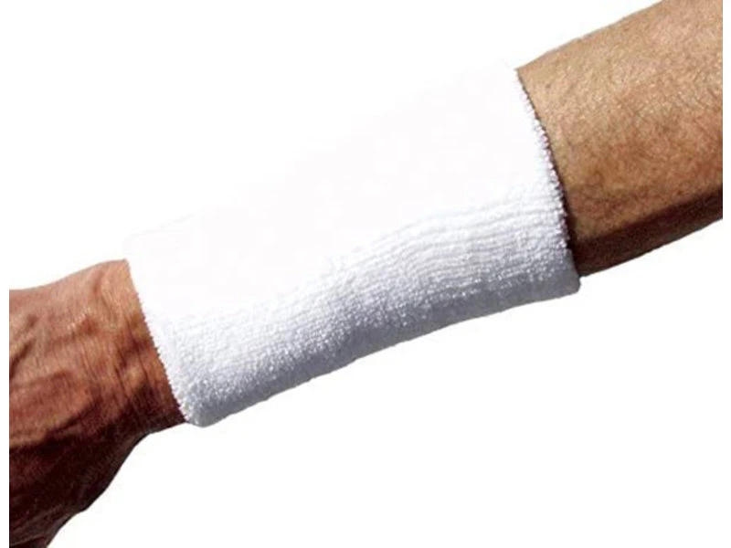 Tourna Tourna 6 Inch Wrist Towel White 5 Tourna Tourna 6 Inch Wrist Towel White - Image 3