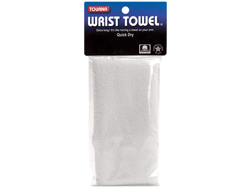 Tourna Tourna 6 Inch Wrist Towel White 3 Tourna Tourna 6 Inch Wrist Towel White