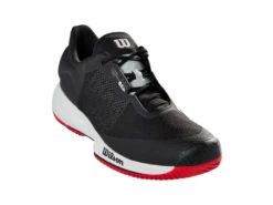 Wilson Men's Kaos Swift Tennis Shoe Black And Pearl Blue -Pickleball Equip Store wilson mens kaos swift tennis shoe black and pearl 1