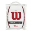 Wilson Pro Overgrip 12 Pack White 2 Wilson Pro Overgrip 12 Pack White -Pickleball Equip Store wilson pro overgrip 12 pack white