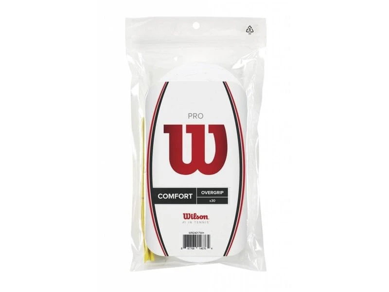 Wilson Pro Overgrip 30 Pack White 3 Wilson Pro Overgrip 30 Pack White