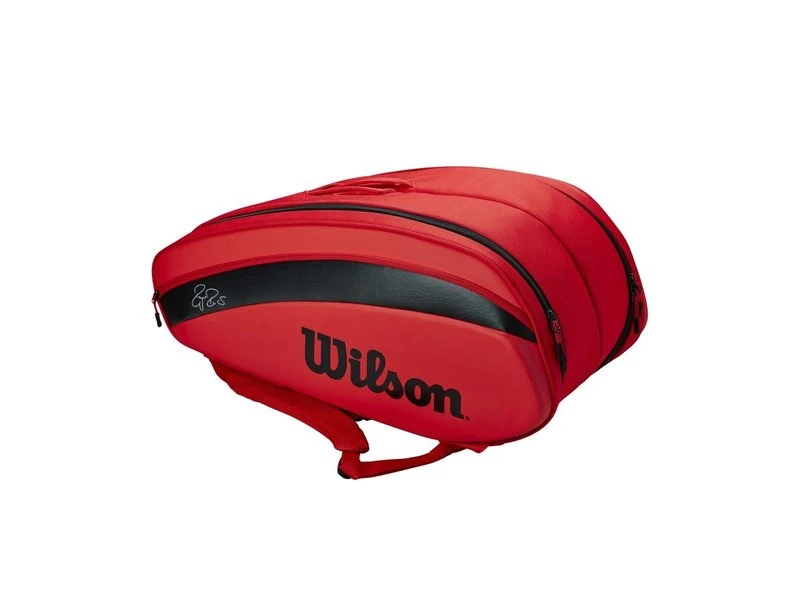 Wilson RF Federer DNA 12 Pack Bag Infrared 3 Wilson RF Federer DNA 12 Pack Bag Infrared