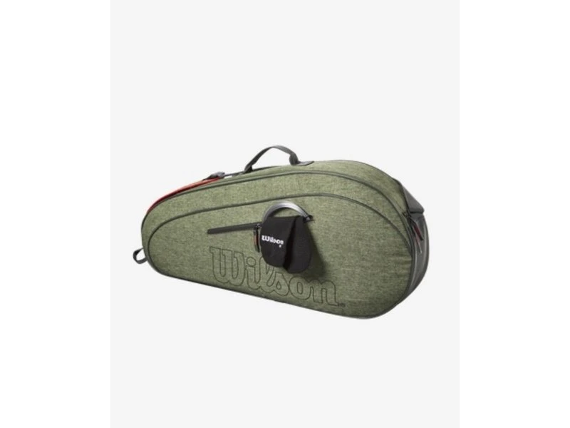 Wilson Team 3 Pack Racquet Bag- Heather Green 3 Wilson Team 3 Pack Racquet Bag- Heather Green - Image 2