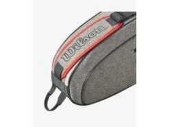 Wilson Team 3 Pack Racquet Bag- Heather Grey 9 Wilson Team 3 Pack Racquet Bag- Heather Grey -Pickleball Equip Store wilson team 3 pack racquet bag heather grey 2