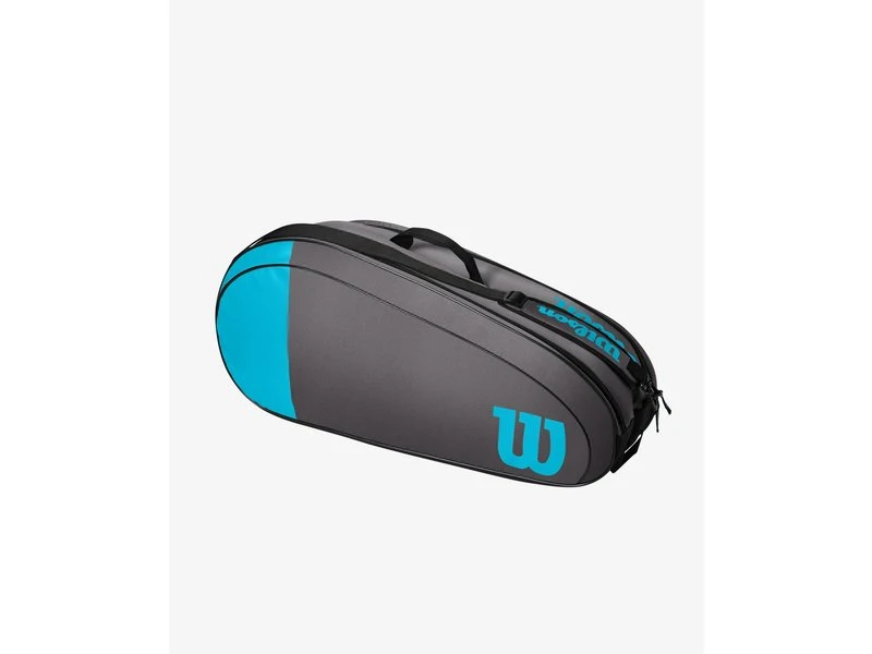Wilson Team 6 Pack Bag Blue/Gray 3 Wilson Team 6 Pack Bag Blue/Gray