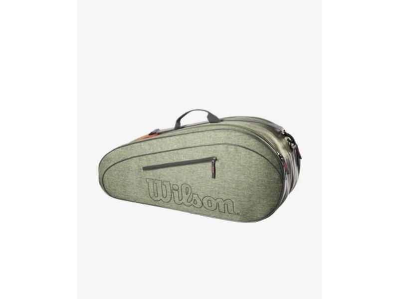 Wilson Team 6 Pack Racquet Bag- Heather Green 5 Wilson Team 6 Pack Racquet Bag- Heather Green - Image 3