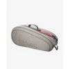 Wilson Team 6 Pack Racquet Bag- Heather Grey 2 Wilson Team 6 Pack Racquet Bag- Heather Grey -Pickleball Equip Store wilson team 6 pack racquet bag heather grey