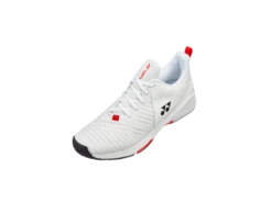 Yonex Sonicage 3 Men's Shoe- White/Red -Pickleball Equip Store yonex sonicage 3 mens shoe white red 2